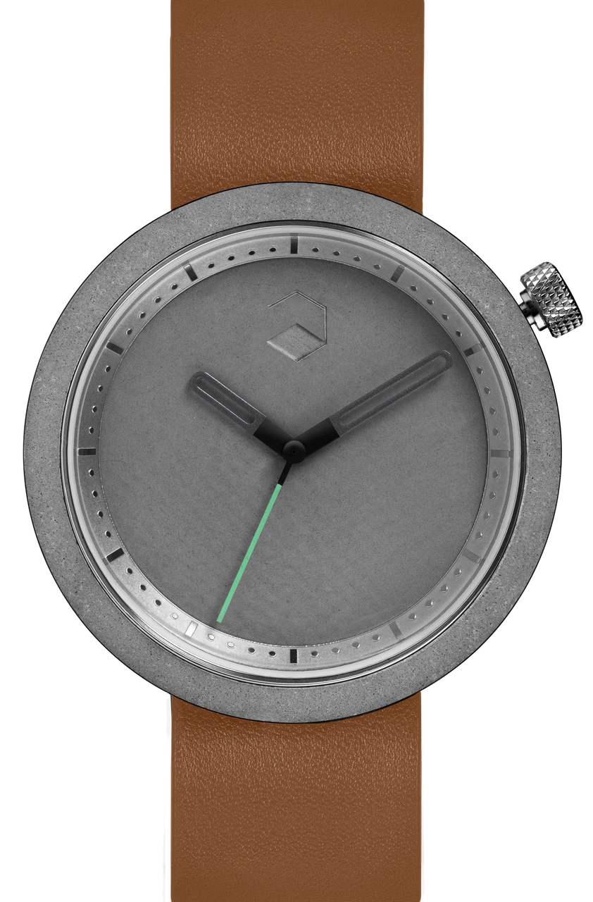 Aggregate コンクリート腕時計 The Masonic電池交換が必要です